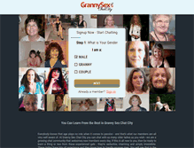 Tablet Screenshot of grannysexchatcity.com